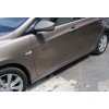 Боковые Пороги DPT (грунтованные под покраску) для Hyundai Accent 2011-2017 гг