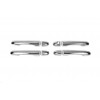 Накладки на ручки (4 шт., нерж.) Carmos - Турецька сталь для Hyundai Elantra 2006-2011 - 54614-11