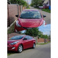 Накладки на зеркала BMW-style (2 шт) для Hyundai Elantra 2011-2015 гг.