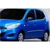 Окантовка вікон (8 шт, нерж.) для Hyundai I-10 2014-2017 рр