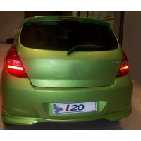 Задня спідниця (під фарбування) для Hyundai I-20 2008-2012