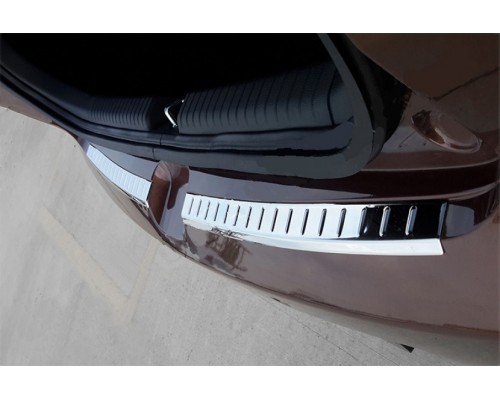 Накладки на задній бампер OmsaLine 2014-2018 (2 част., нерж) для Hyundai I-20 2014-2020 - 51274-11
