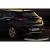 Накладка на задний бампер верхняя (HB, нерж) для Hyundai I-30 2012-2017 - 50201-11