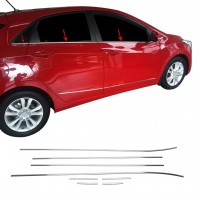 Hyundai i30 2012-2017 Молдинг боковых стекол (HB, нерж)