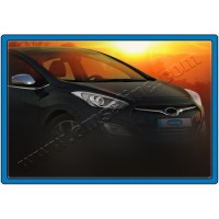 Накладка на решетку STYLE (нерж) для Hyundai i30 2012-2017