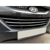 Полоски на решетку радиатора (3 шт, нерж) для Hyundai IX-35 2010-2015 - 49693-11