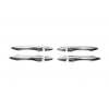 Накладки на ручки (4 шт, нерж) Без чіпа, Carmos - Турецька сталь для Hyundai IX-35 2010-2015 - 51894-11