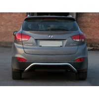 Задній захист AK007 (нерж.) для Hyundai IX-35 2010-2015