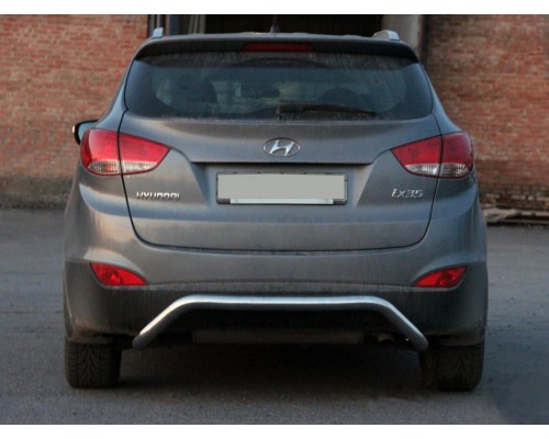 Задній захист AK007 (нерж.) для Hyundai IX-35 2010-2015