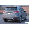 Задній захист AK007 (нерж.) для Hyundai IX-35 2010-2015