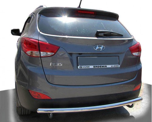 Задній захист AK002 (нерж.) для Hyundai IX-35 2010-2015