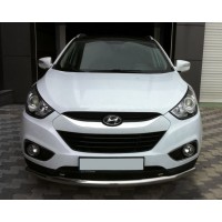 Передня дуга ST008 (нерж.) для Hyundai IX-35 2010-2015