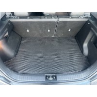 Коврик в багажник EVA (Бензин, К рестайлингу, Черный) для Hyundai Kona 2017-2023 гг