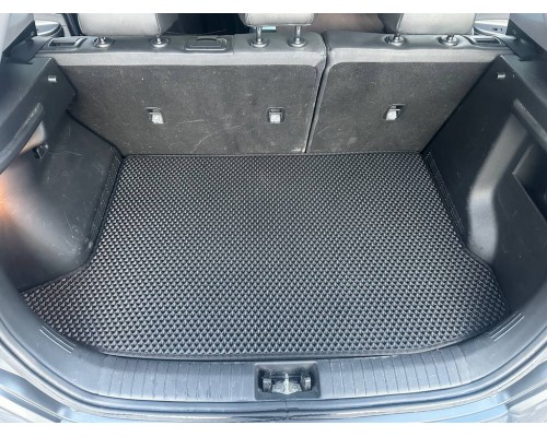 Коврик в багажник EVA (Бензин, К рестайлингу, Черный) для Hyundai Kona 2017-2023 гг