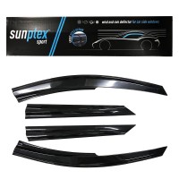 Ветровики (4 шт, Sunplex Sport) для Hyundai Kona