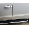 Боковые пороги Tayga V2 (2 шт., алюминий) для Hyundai Kona - 75428-11