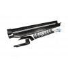 Hyundai Palisade Боковые пороги OEM (2 шт, алюминий-2021 пластик) - 64116-11