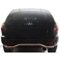 Задня дуга AK004 (нерж.) Hyundai Santa Fe 1 2000-2006