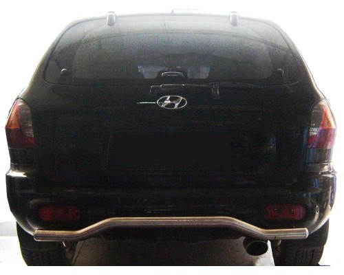 Задня дуга AK004 (нерж.) Hyundai Santa Fe 1 2000-2006