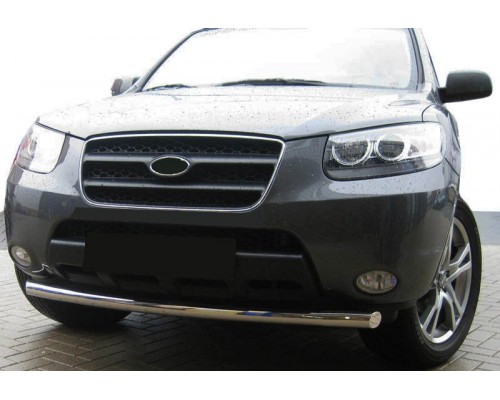 Передній захист ST008 (нерж.) для Hyundai Santa Fe 2 2006-2012