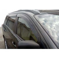 Ветровики (4 шт, HIC) для Hyundai Santa Fe 2 2006-2012