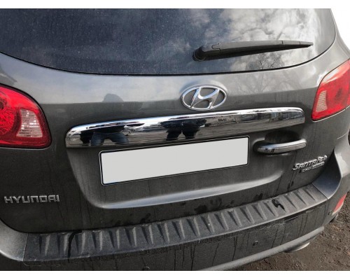 Hyundai Santa Fe 2 2006-2012 Планка над номером (нерж) - 74321-11