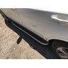 Боковые пороги Tayga Grey (2 шт., алюминий) для Hyundai Santa Fe 2 2006-2012 - 72712-11