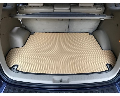 Коврик багажника (EVA, полиуретановый, бежевый) (5 мест) для Hyundai Santa Fe 2 2006-2012 - 73692-11