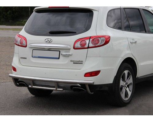 Задня дуга AK002-2 (нерж.) Hyundai Santa Fe 2 2006-2012