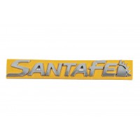 Надпись SantaFe (210мм на 30мм) для Hyundai Santa Fe 3 2012-2018