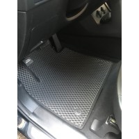 Поліуретанові килимки 5 місць (EVA, чорні) для Hyundai Santa Fe 3 2012-2018