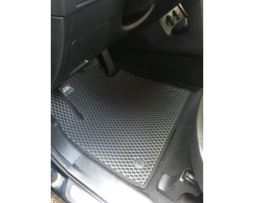 Поліуретанові килимки 5 місць (EVA, чорні) для Hyundai Santa Fe 3 2012-2018 - 75620-11