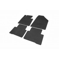 Резиновые коврики (4 шт, Polytep) для Hyundai Santa Fe 3 2012-2018