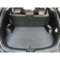Коврик багажника (EVA, полиуретановый, черный) (5 мест) для Hyundai Santa Fe 3 2012-2018