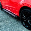 Боковые пороги Vision New Grey (2 шт., алюминий) для Hyundai Santa Fe 3 2012-2018 - 71535-11