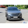 Передняя дуга ST014 (нерж.) для Hyundai Santa Fe 3 2012-2018