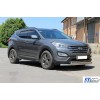 Передняя дуга ST014 (нерж.) для Hyundai Santa Fe 3 2012-2018