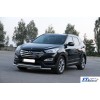 Передняя дуга ST014 (нерж.) для Hyundai Santa Fe 3 2012-2018