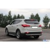 Задні кути AK-003-Double (нерж.) для Hyundai Santa Fe 3 2012-2018
