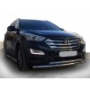Передняя дуга ST014 (нерж.) для Hyundai Santa Fe 3 2012-2018
