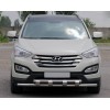 Передня дуга ST015 (нерж.) для Hyundai Santa Fe 3 2012-2018