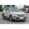 Передня дуга ST015 (нерж.) для Hyundai Santa Fe 3 2012-2018