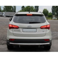 Задняя дуга AK002 (нерж.) для Hyundai Santa Fe 3 2012-2018