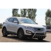 Передня дуга WT003 (нерж.) для Hyundai Santa Fe 3 2012-2018