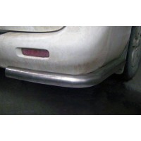 Задні кути AK003 (2 шт, нерж.) Hyundai H200, H1, Starex 1998-2007