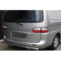 Задній захист AK002 (2 шт, нерж.) для Hyundai H200, H1, Starex 1998-2007