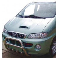 Кенгурятник WT003 (нерж.) для Hyundai H200, H1, Starex 1998-2007