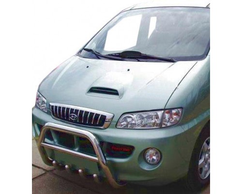 Кенгурятник WT003 (нерж.) для Hyundai H200, H1, Starex 1998-2007
