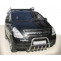 Кенгурятник WT003 (нерж.) для Hyundai H200, H1, Starex 2008+
