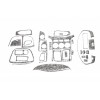 Накладки на панель (big set) Дерево Hyundai H200, H1, Starex 2008+ - 52443-11